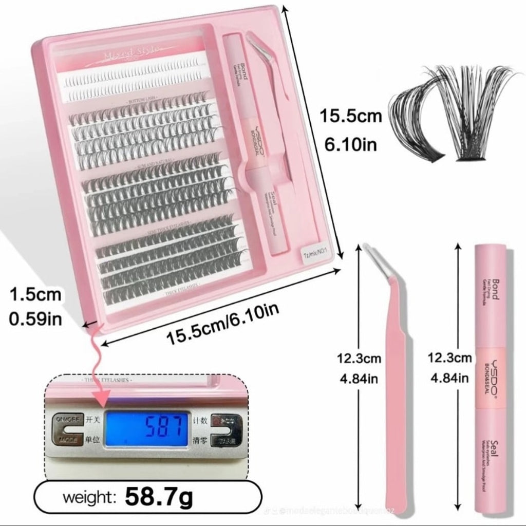 EYELASHES EXTENSION KIT